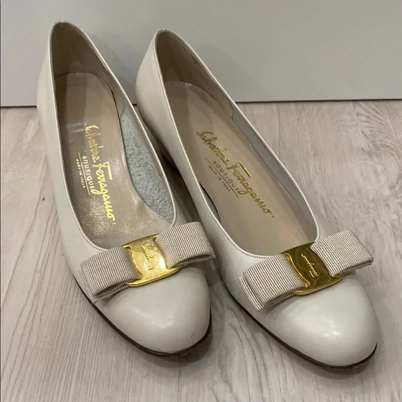 Salvatore Ferragamo | Shoes | Salvatore Ferragamo Womens Cream Shoes |  Poshmark